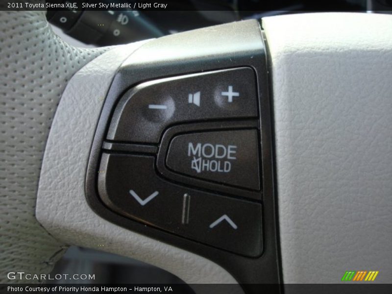 Silver Sky Metallic / Light Gray 2011 Toyota Sienna XLE