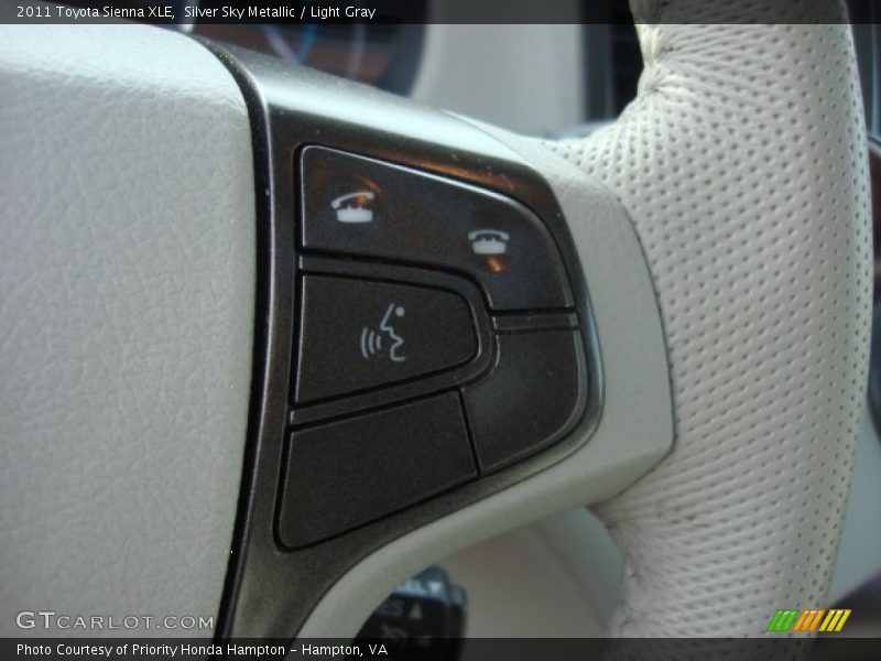 Silver Sky Metallic / Light Gray 2011 Toyota Sienna XLE