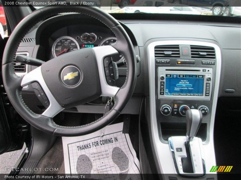 Black / Ebony 2008 Chevrolet Equinox Sport AWD