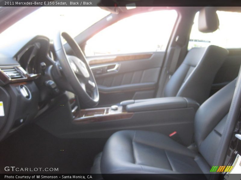 Black / Black 2011 Mercedes-Benz E 350 Sedan