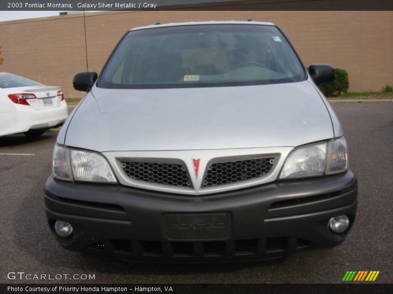 Galaxy Silver Metallic / Gray 2003 Pontiac Montana