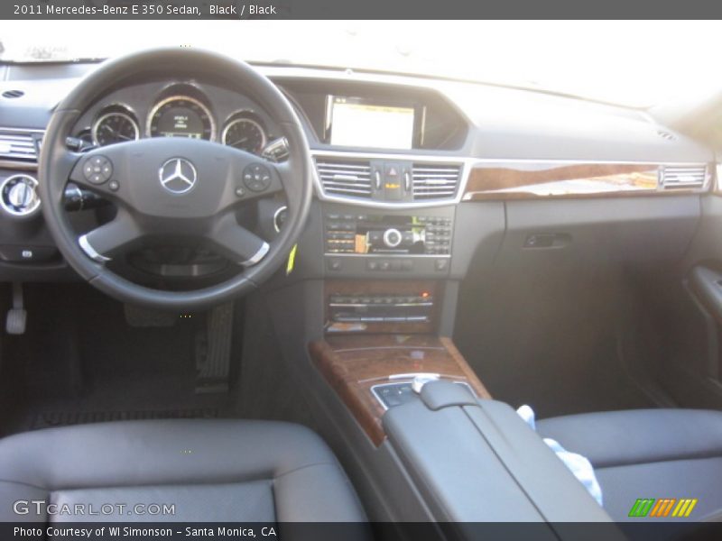 Black / Black 2011 Mercedes-Benz E 350 Sedan
