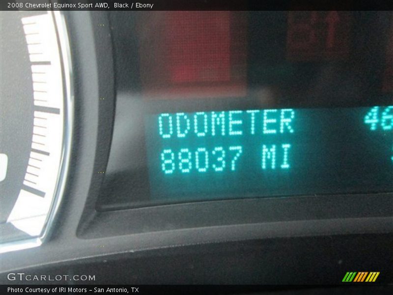 Black / Ebony 2008 Chevrolet Equinox Sport AWD