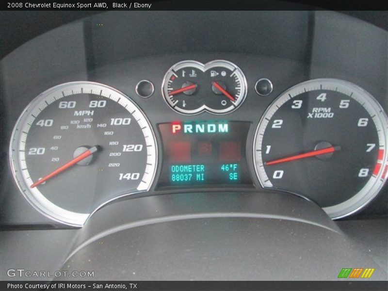 Black / Ebony 2008 Chevrolet Equinox Sport AWD