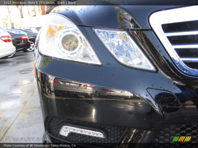 Black / Black 2011 Mercedes-Benz E 350 Sedan