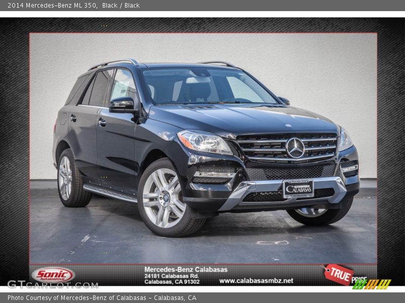 Black / Black 2014 Mercedes-Benz ML 350