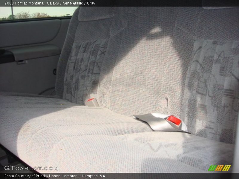 Galaxy Silver Metallic / Gray 2003 Pontiac Montana