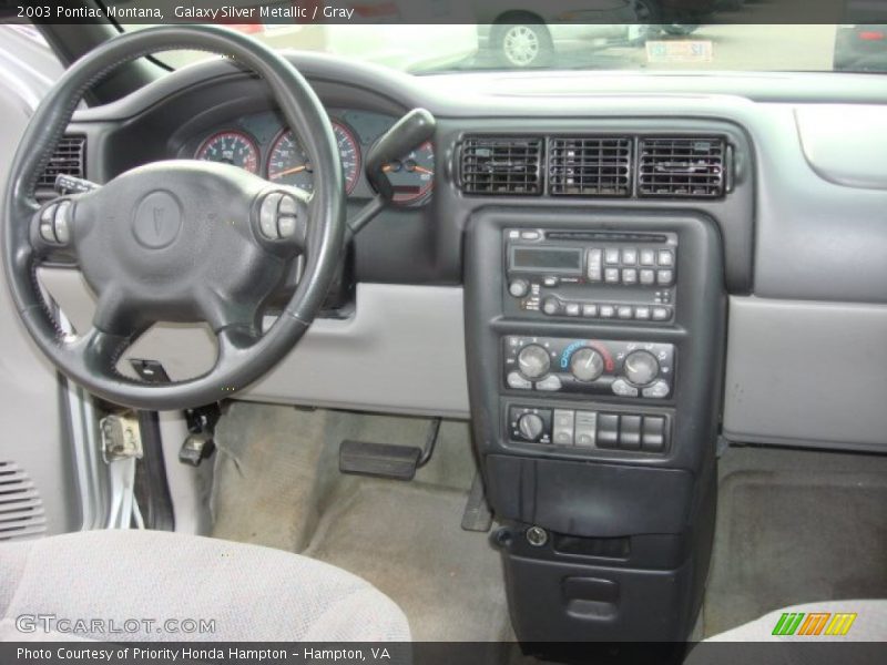 Galaxy Silver Metallic / Gray 2003 Pontiac Montana