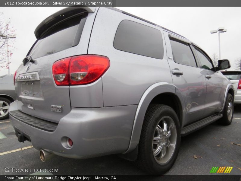 Silver Sky Metallic / Graphite Gray 2012 Toyota Sequoia SR5