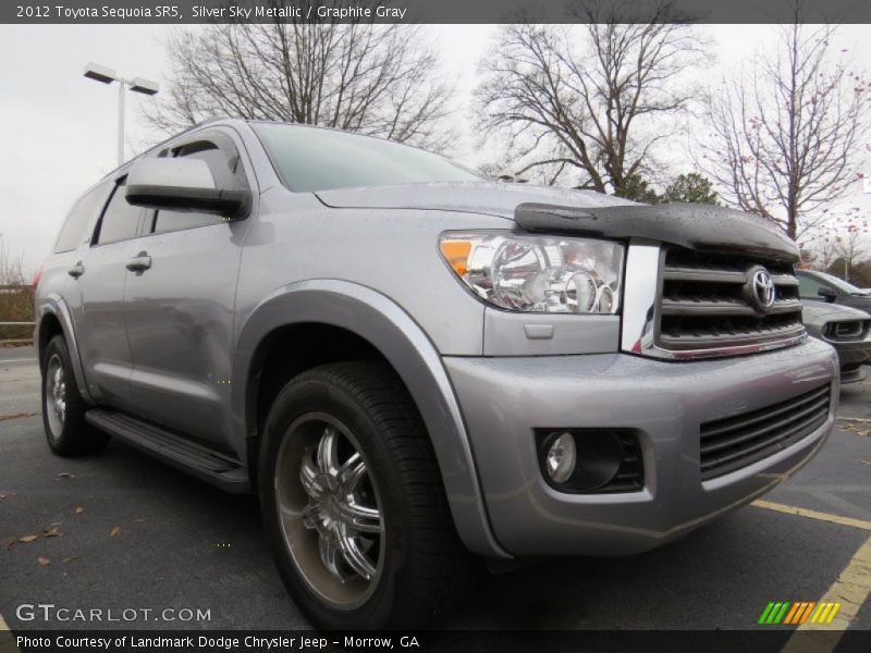 Silver Sky Metallic / Graphite Gray 2012 Toyota Sequoia SR5