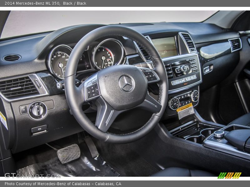 Black / Black 2014 Mercedes-Benz ML 350