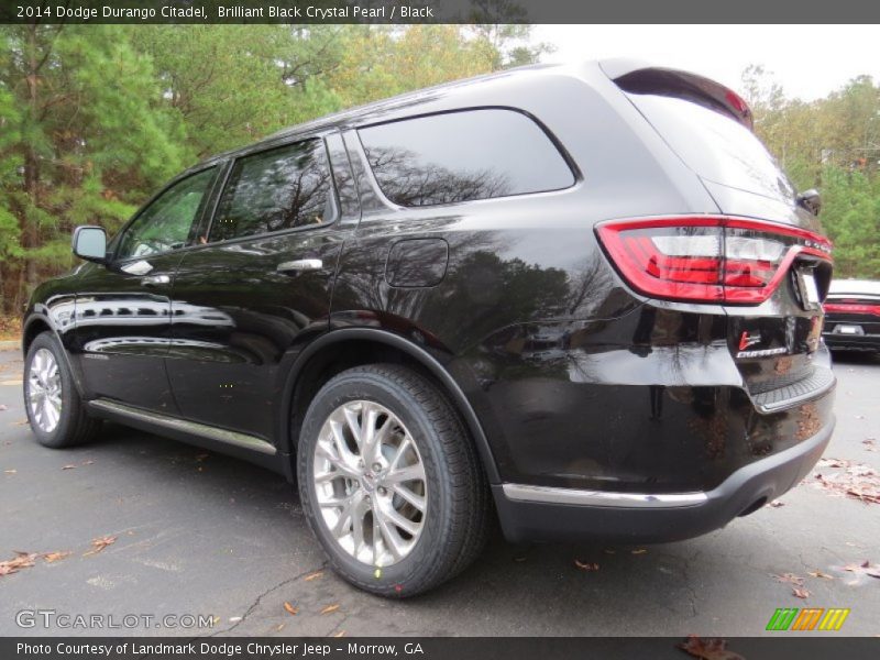 Brilliant Black Crystal Pearl / Black 2014 Dodge Durango Citadel