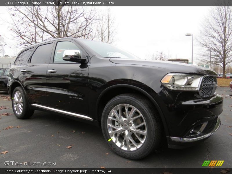 Brilliant Black Crystal Pearl / Black 2014 Dodge Durango Citadel