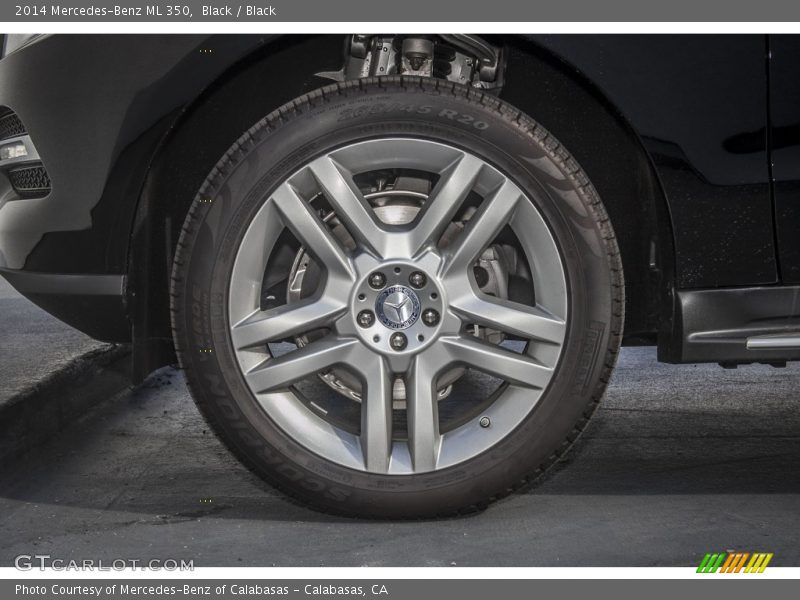 Black / Black 2014 Mercedes-Benz ML 350