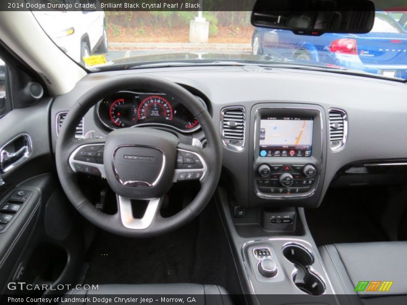 Brilliant Black Crystal Pearl / Black 2014 Dodge Durango Citadel