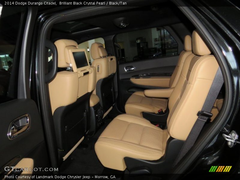 Brilliant Black Crystal Pearl / Black/Tan 2014 Dodge Durango Citadel