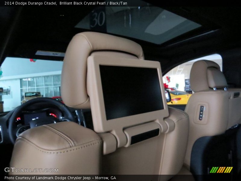 Brilliant Black Crystal Pearl / Black/Tan 2014 Dodge Durango Citadel