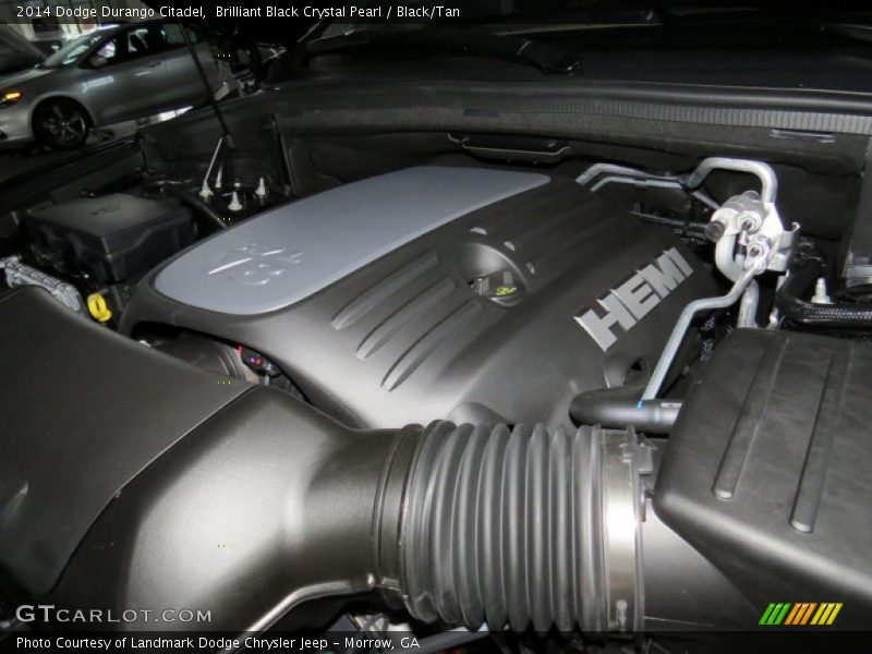 Brilliant Black Crystal Pearl / Black/Tan 2014 Dodge Durango Citadel
