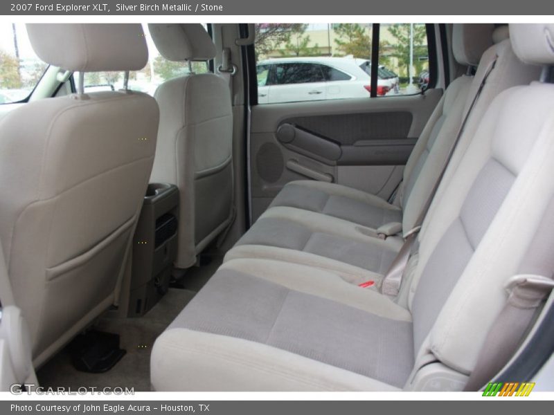 Silver Birch Metallic / Stone 2007 Ford Explorer XLT