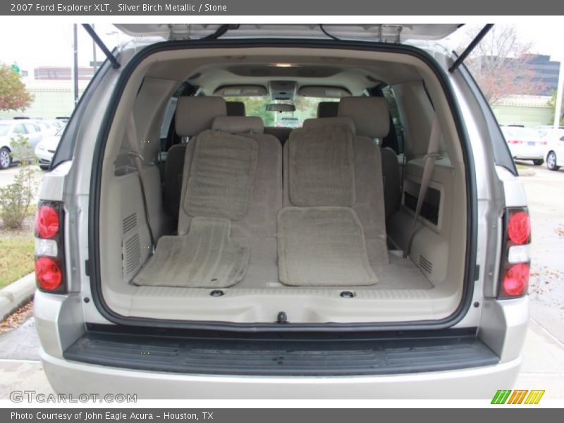 Silver Birch Metallic / Stone 2007 Ford Explorer XLT