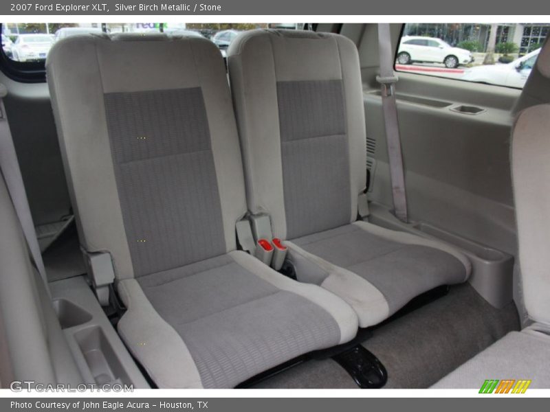 Silver Birch Metallic / Stone 2007 Ford Explorer XLT