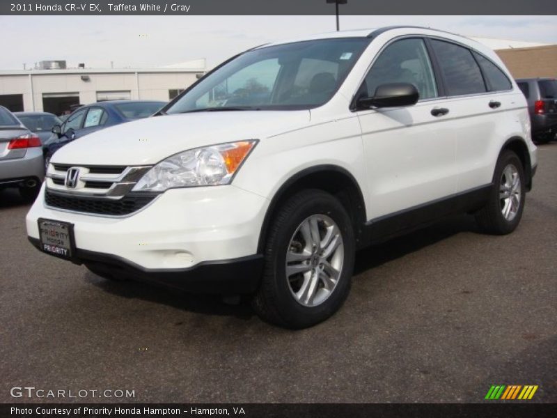 Taffeta White / Gray 2011 Honda CR-V EX