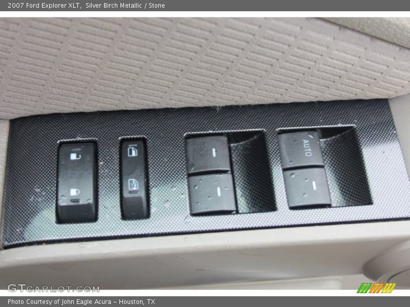 Silver Birch Metallic / Stone 2007 Ford Explorer XLT