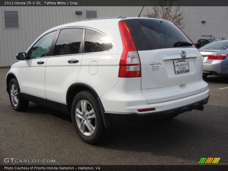 Taffeta White / Gray 2011 Honda CR-V EX