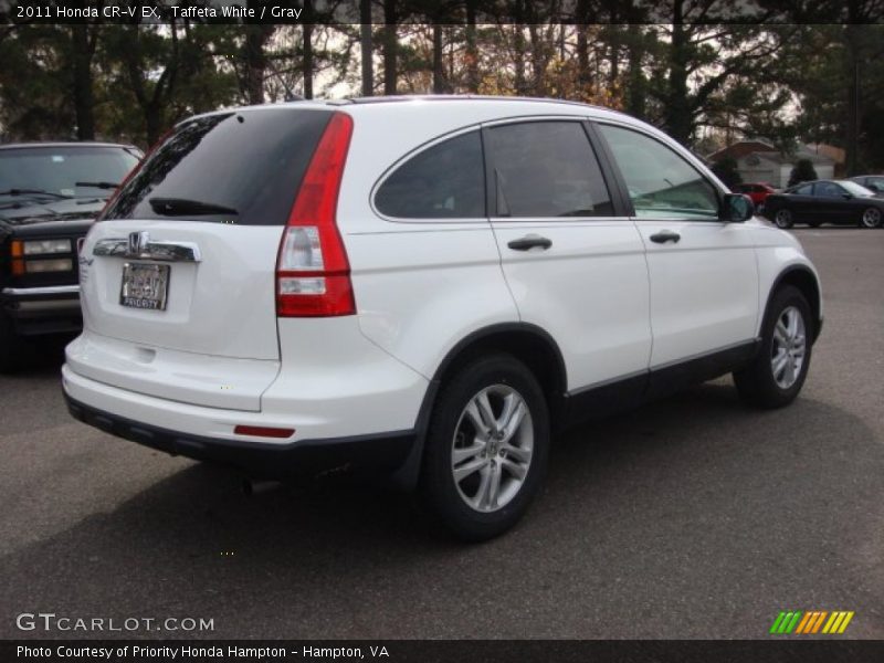 Taffeta White / Gray 2011 Honda CR-V EX