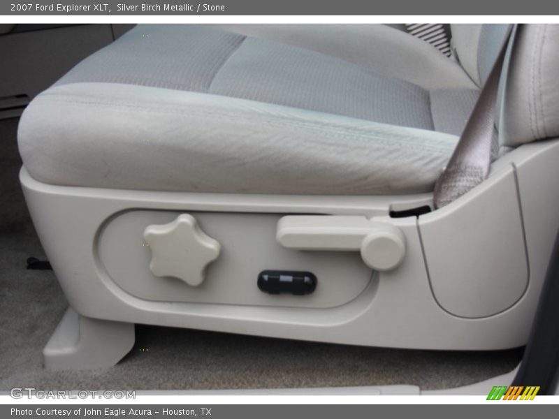 Silver Birch Metallic / Stone 2007 Ford Explorer XLT