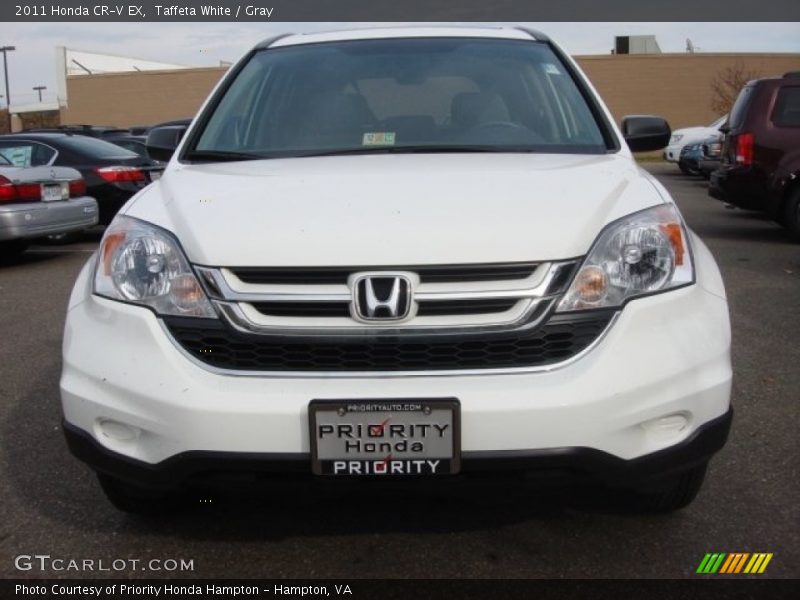 Taffeta White / Gray 2011 Honda CR-V EX