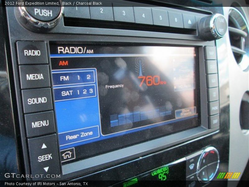 Black / Charcoal Black 2012 Ford Expedition Limited