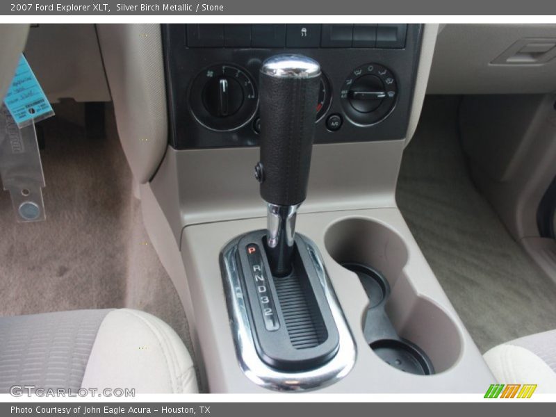 Silver Birch Metallic / Stone 2007 Ford Explorer XLT