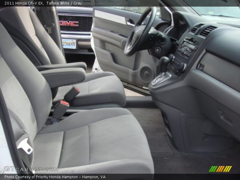 Taffeta White / Gray 2011 Honda CR-V EX