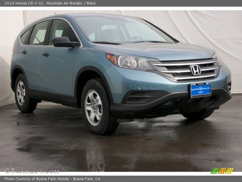 Mountain Air Metallic / Black 2014 Honda CR-V LX