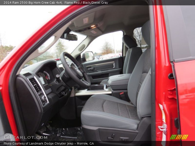 Flame Red / Black/Diesel Gray 2014 Ram 2500 Big Horn Crew Cab 4x4