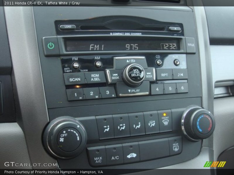 Taffeta White / Gray 2011 Honda CR-V EX