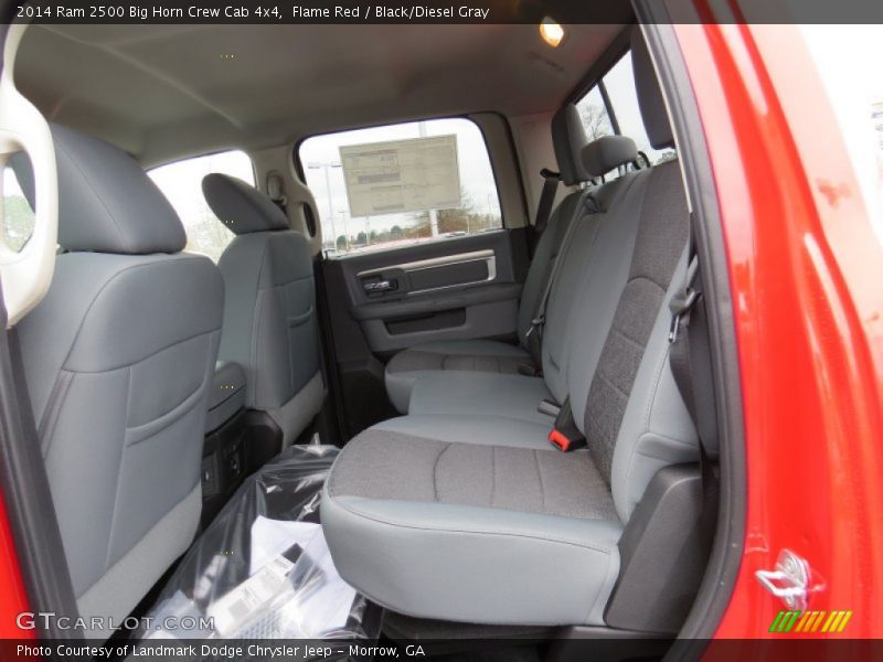 Flame Red / Black/Diesel Gray 2014 Ram 2500 Big Horn Crew Cab 4x4