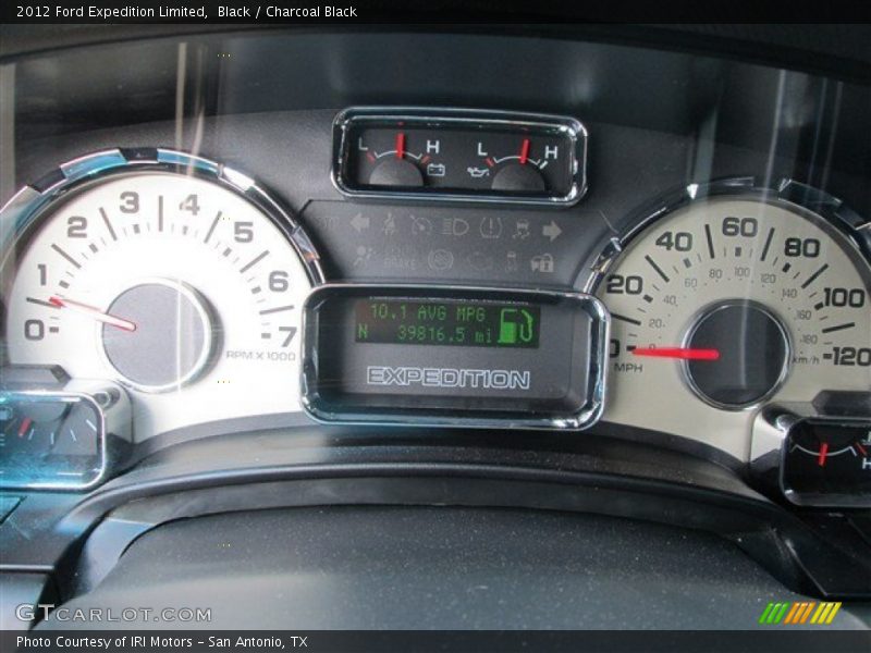Black / Charcoal Black 2012 Ford Expedition Limited