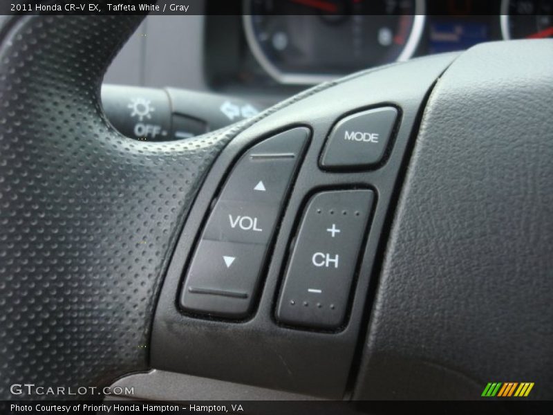 Taffeta White / Gray 2011 Honda CR-V EX