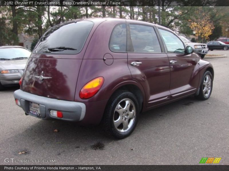 Deep Cranberry Pearlcoat / Taupe 2002 Chrysler PT Cruiser Limited