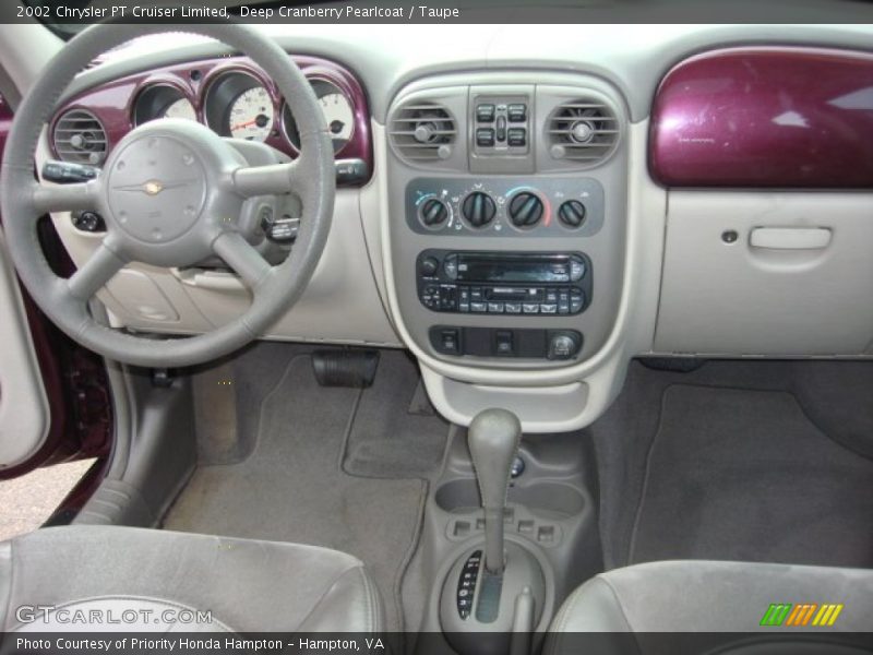 Deep Cranberry Pearlcoat / Taupe 2002 Chrysler PT Cruiser Limited