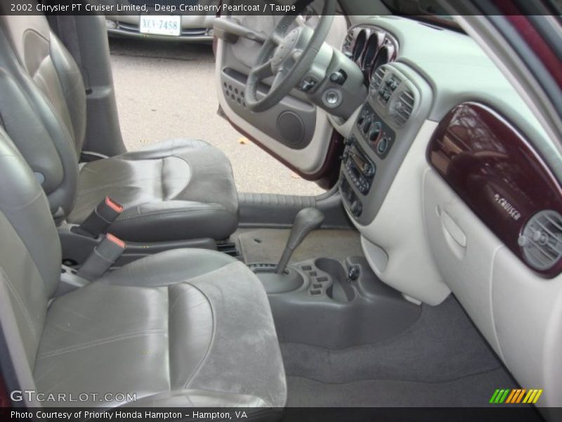 Deep Cranberry Pearlcoat / Taupe 2002 Chrysler PT Cruiser Limited