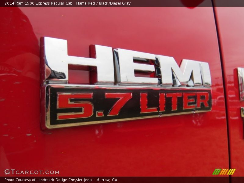 Flame Red / Black/Diesel Gray 2014 Ram 1500 Express Regular Cab