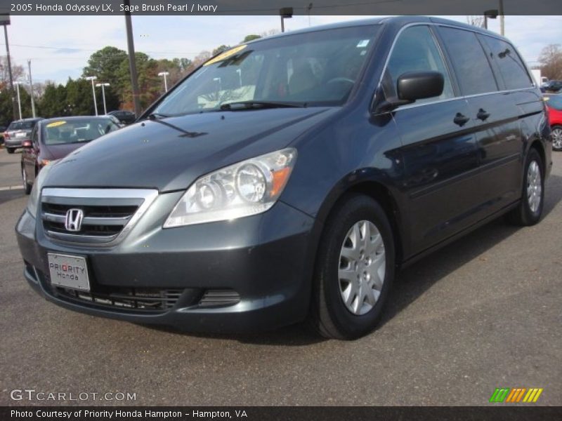 Sage Brush Pearl / Ivory 2005 Honda Odyssey LX