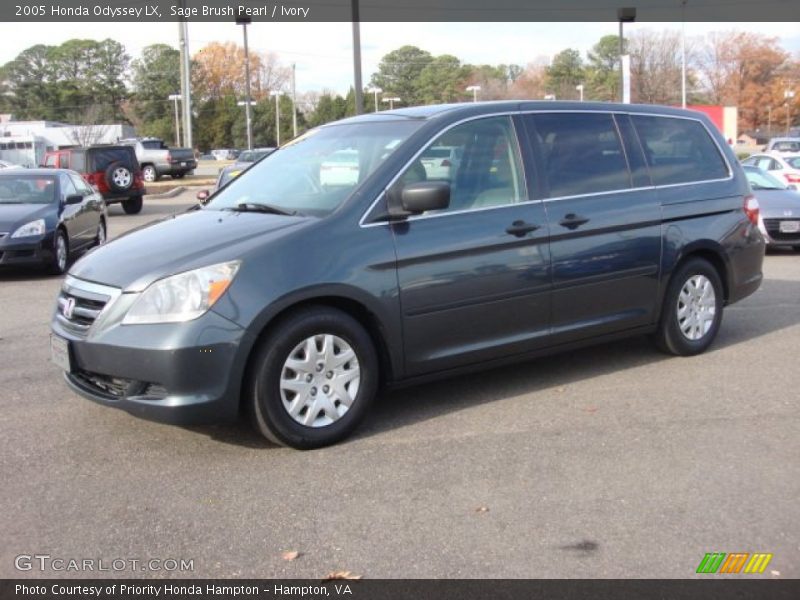 Sage Brush Pearl / Ivory 2005 Honda Odyssey LX