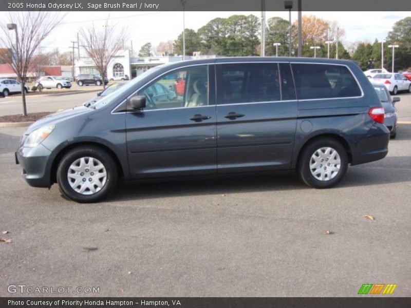 Sage Brush Pearl / Ivory 2005 Honda Odyssey LX