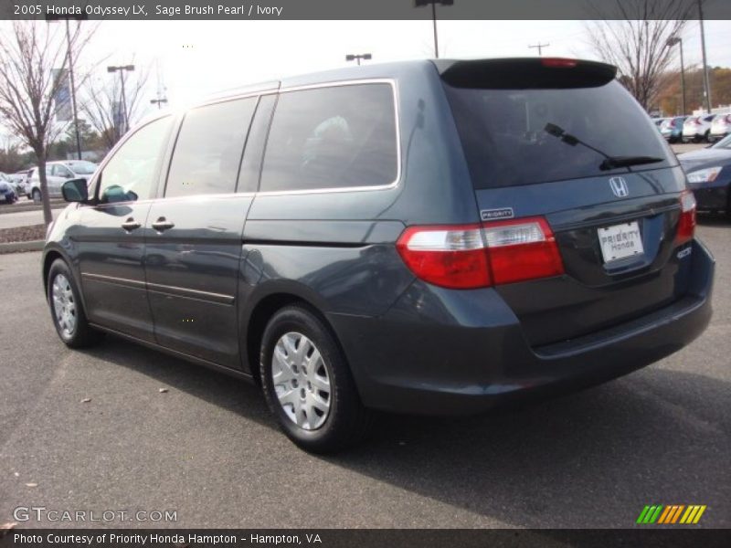 Sage Brush Pearl / Ivory 2005 Honda Odyssey LX
