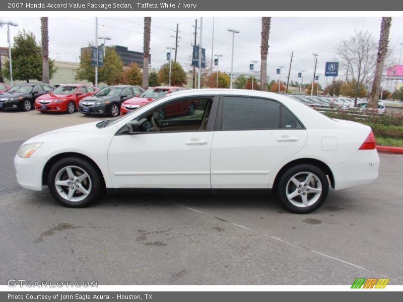 Taffeta White / Ivory 2007 Honda Accord Value Package Sedan