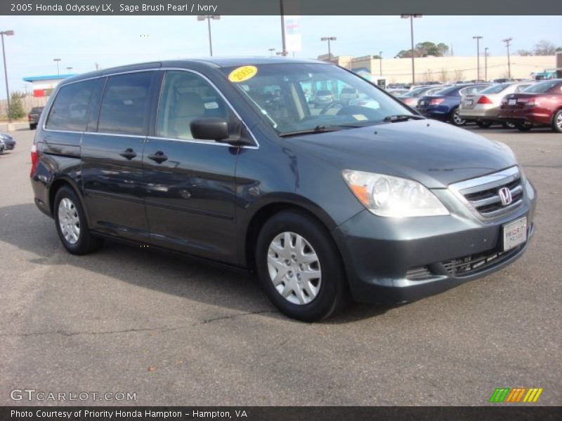 Sage Brush Pearl / Ivory 2005 Honda Odyssey LX